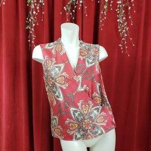 Talbots pure silk blouse
